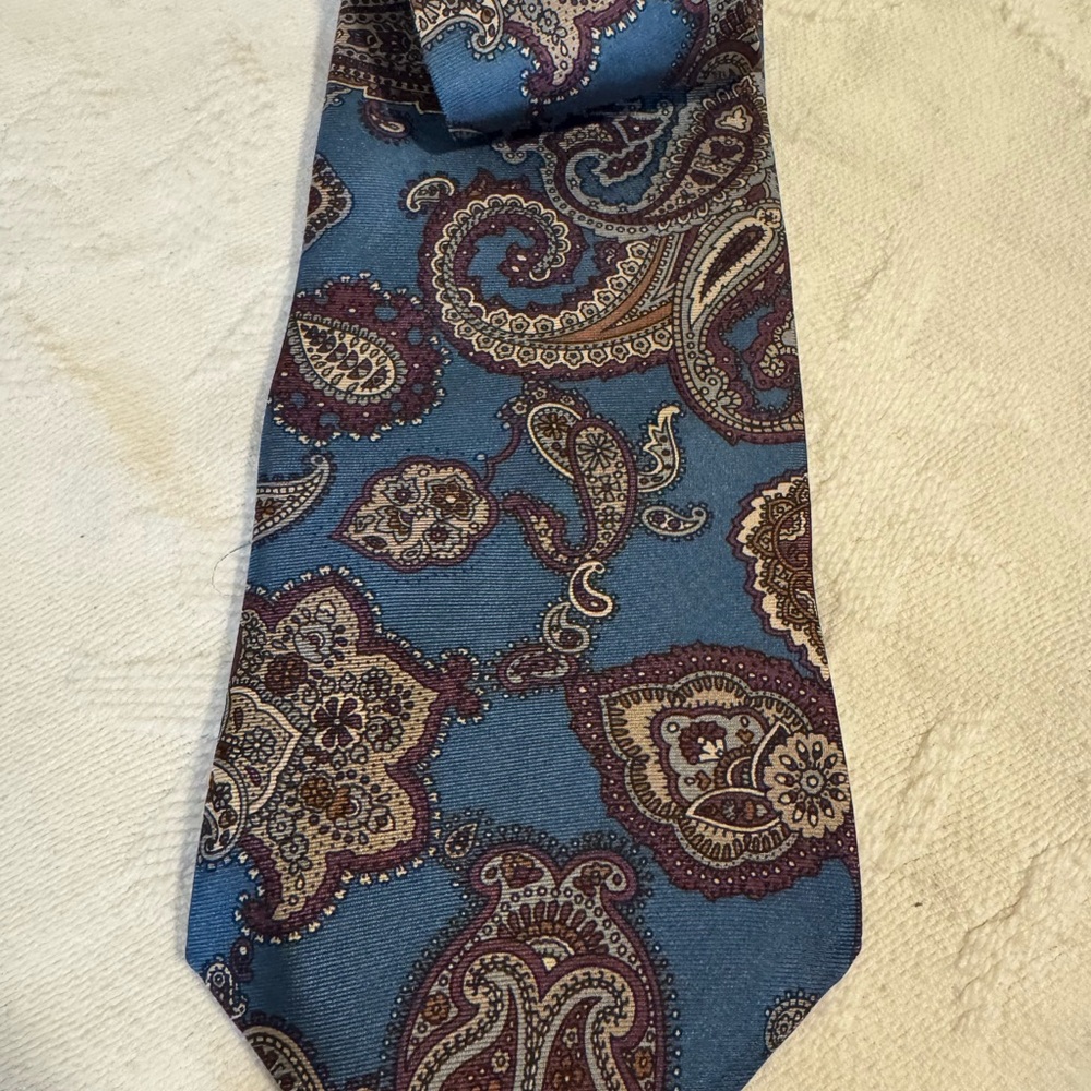 7th Ave Paisley‎ Teal Men's Tie